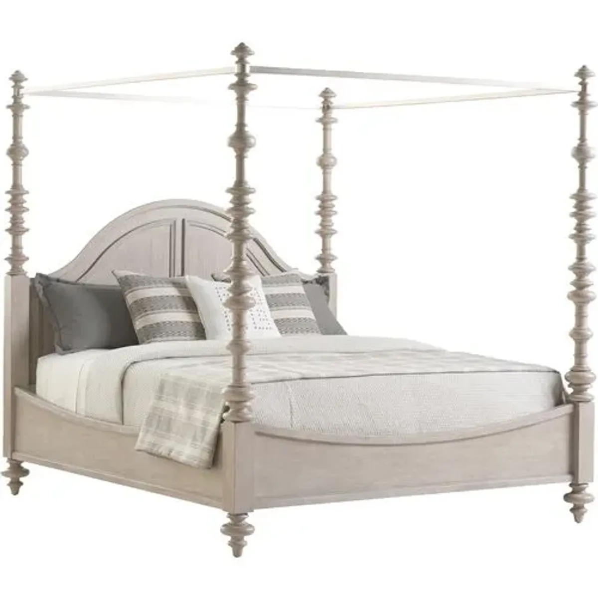 Malibu Heathercliff Adjustable Poster Bed - Warm Taupe - Barclay Butera - Beige