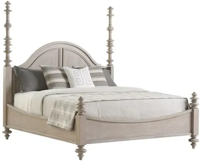 Malibu Heathercliff Adjustable Poster Bed - Warm Taupe - Barclay Butera - Beige