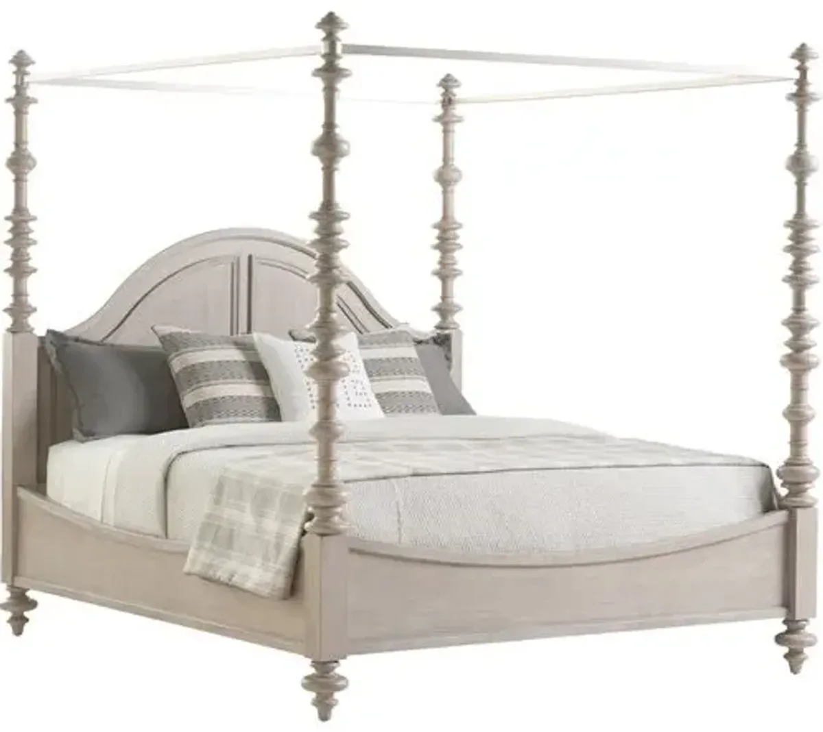 Malibu Heathercliff Adjustable Poster Bed - Warm Taupe - Barclay Butera - Beige