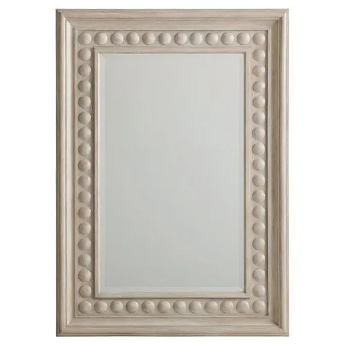 Malibu Las Flores Wall Mirror - Warm Taupe - Barclay Butera