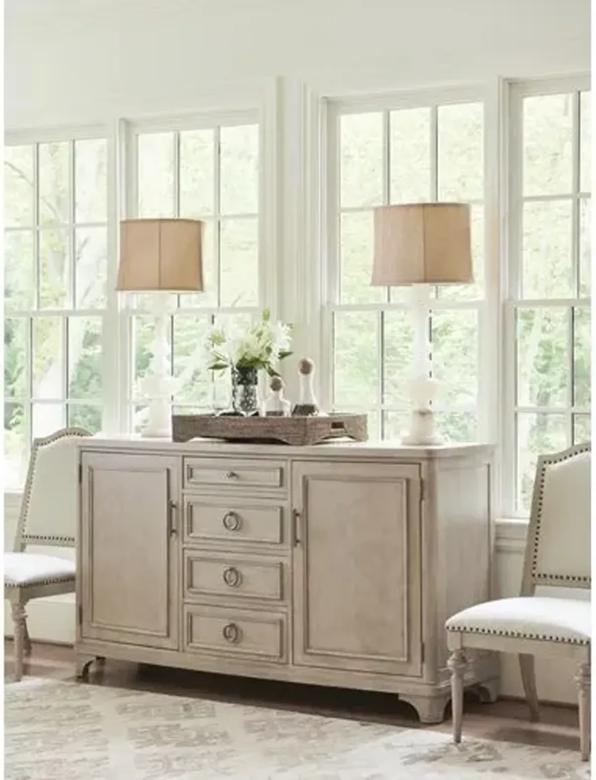 Malibu Broad Beach Buffet Cabinet - Warm Taupe - Barclay Butera - Beige