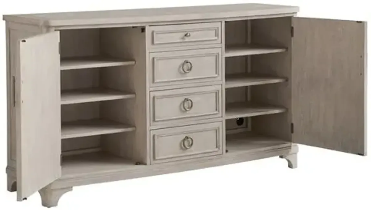 Malibu Broad Beach Buffet Cabinet - Warm Taupe - Barclay Butera - Beige