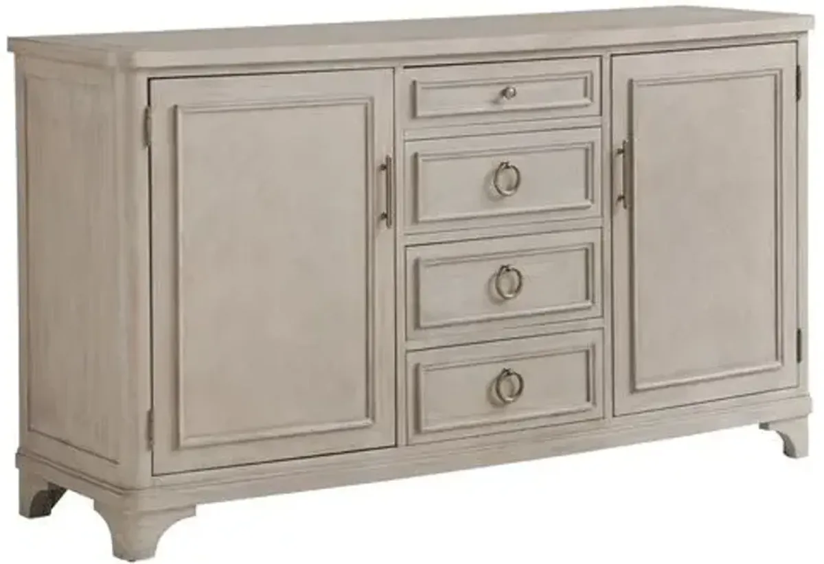 Malibu Broad Beach Buffet Cabinet - Warm Taupe - Barclay Butera - Beige