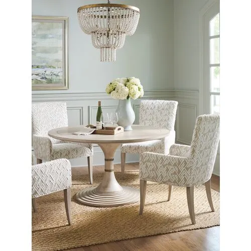 Malibu Topanga 54" Round Dining Table - Warm Taupe - Barclay Butera