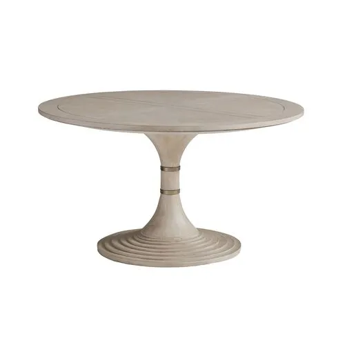 Malibu Topanga 54" Round Dining Table - Warm Taupe - Barclay Butera