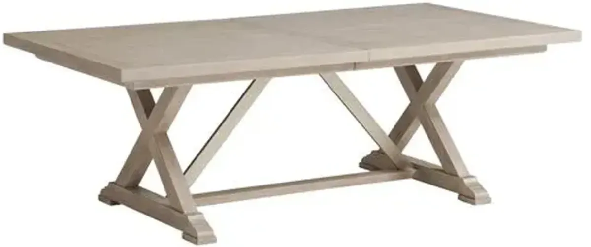 Malibu Rockpoint Rectangular Extension Dining Table - Warm Taupe - Barclay Butera