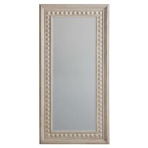 Malibu Carbon Floor Mirror - Warm Taupe - Barclay Butera - Beige