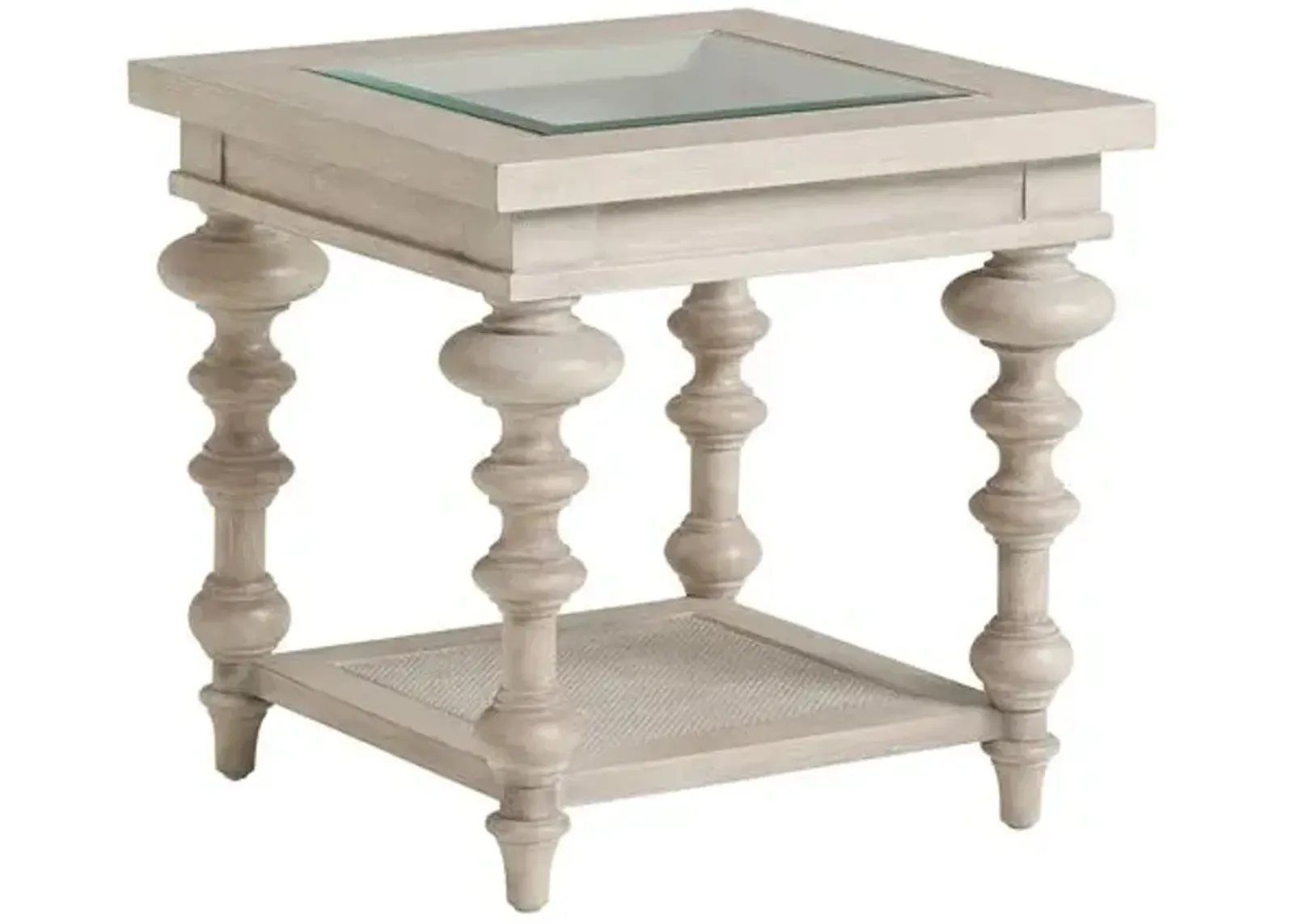 Malibu Castlerock End Table - Warm Taupe - Barclay Butera - Beige