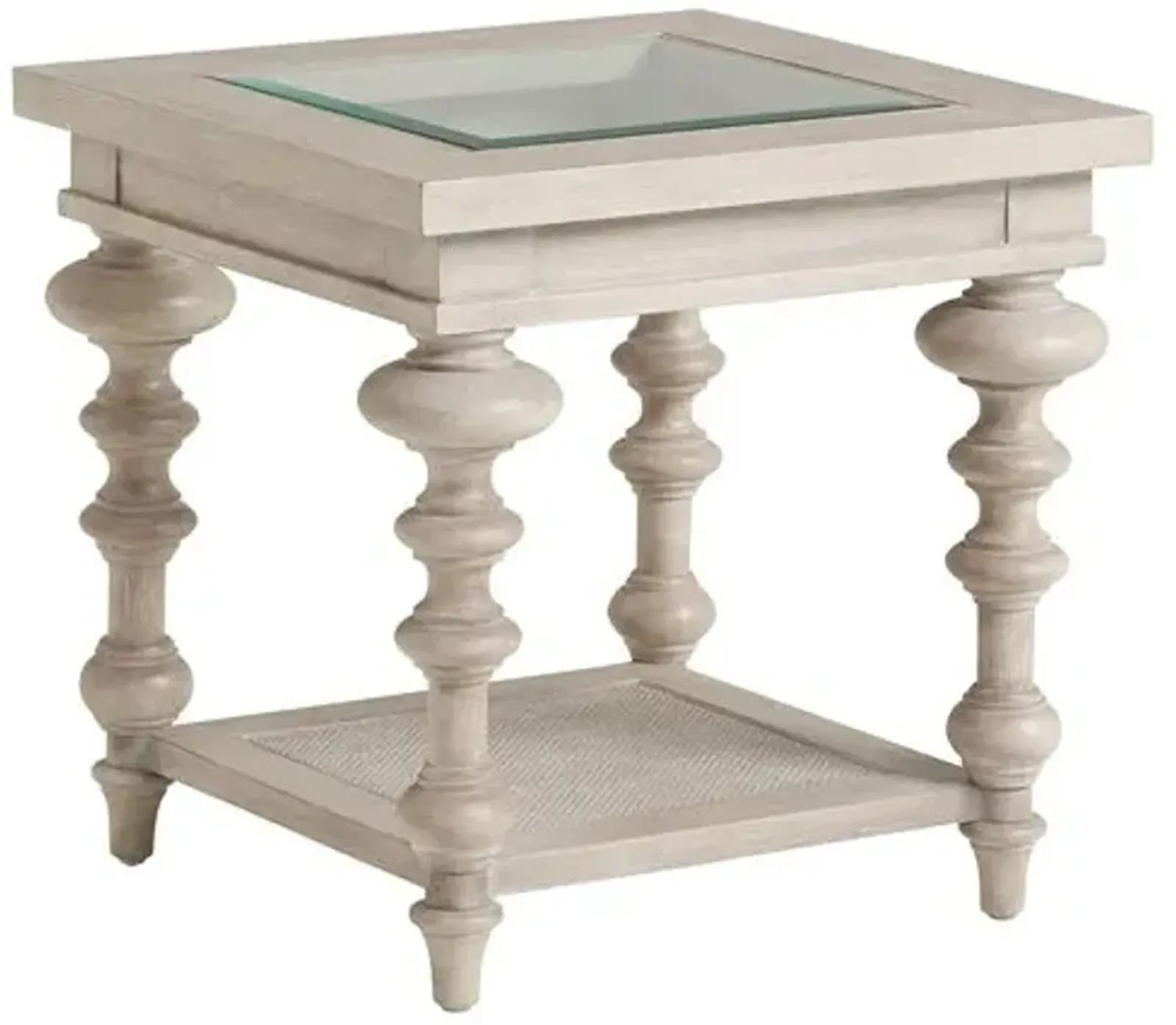 Malibu Castlerock End Table - Warm Taupe - Barclay Butera - Beige