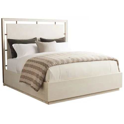 Carmel Post Ranch Panel Bed - Winter-White - Barclay Butera