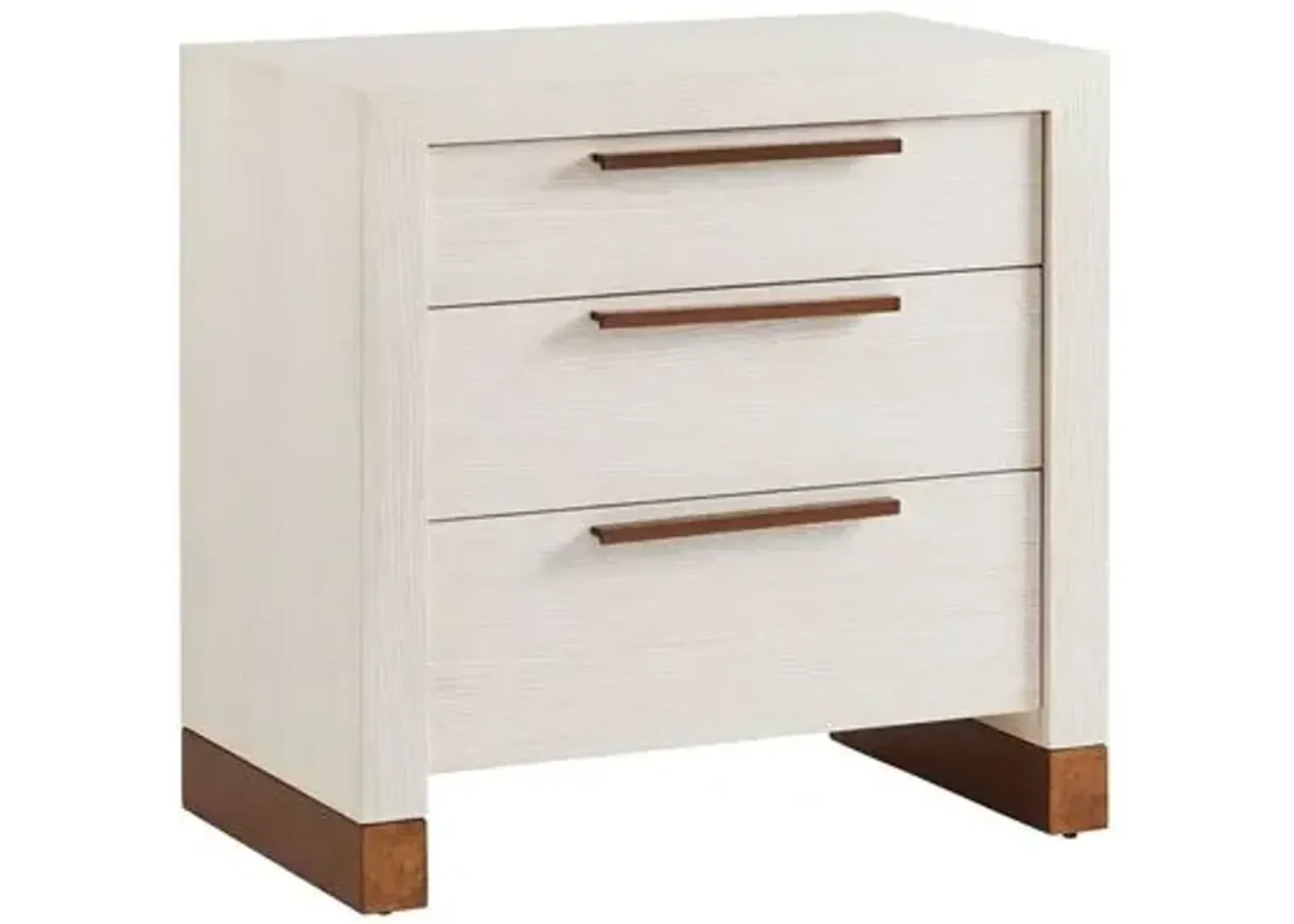 Carmel Mc Way Nightstand - Winter-White - Barclay Butera