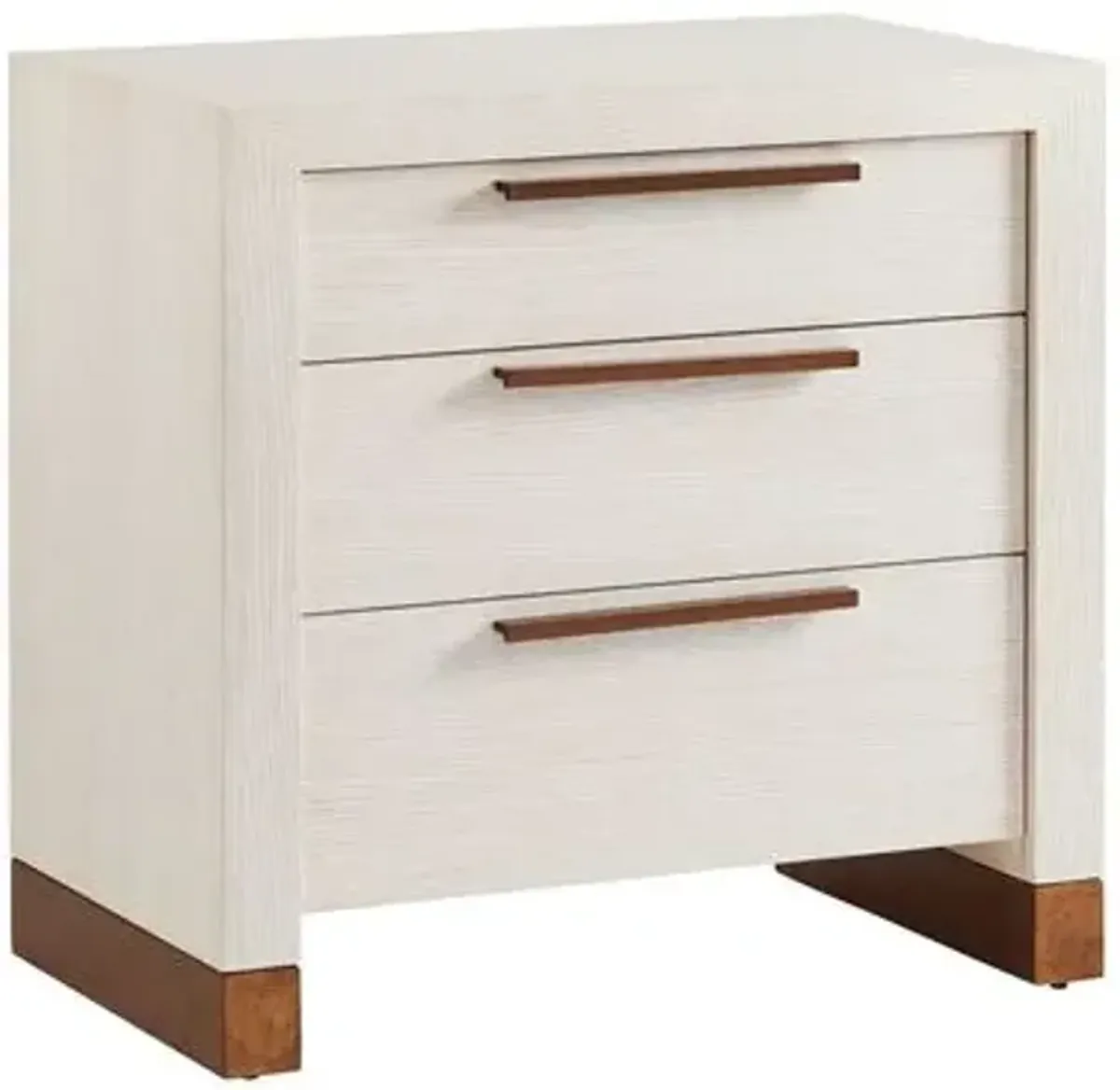 Carmel Mc Way Nightstand - Winter-White - Barclay Butera