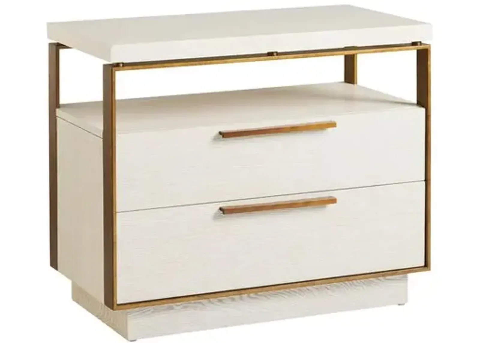 Carmel Malpaso Bachelors Bedroom Chest - Winter-White - Barclay Butera