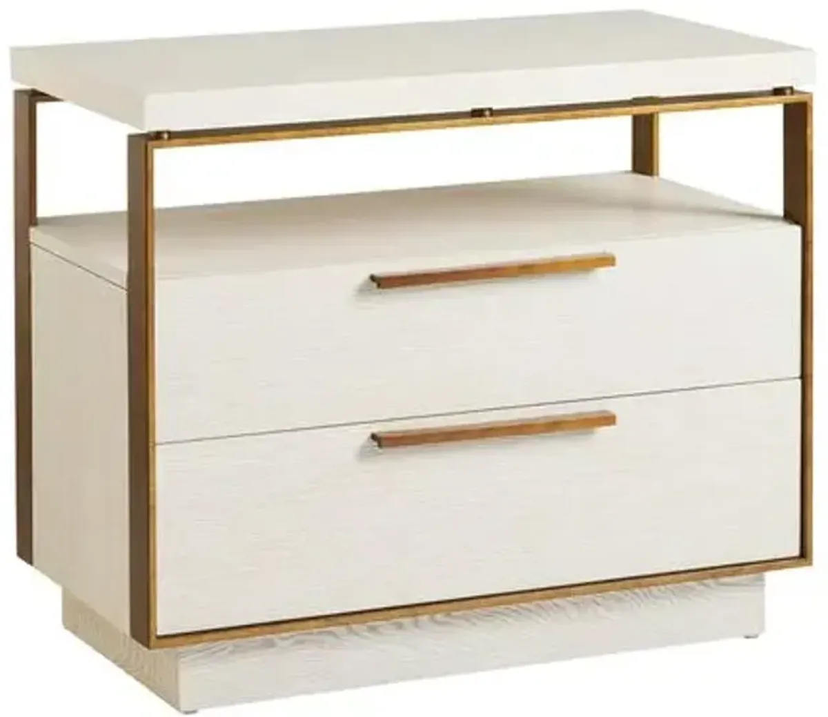 Carmel Malpaso Bachelors Bedroom Chest - Winter-White - Barclay Butera