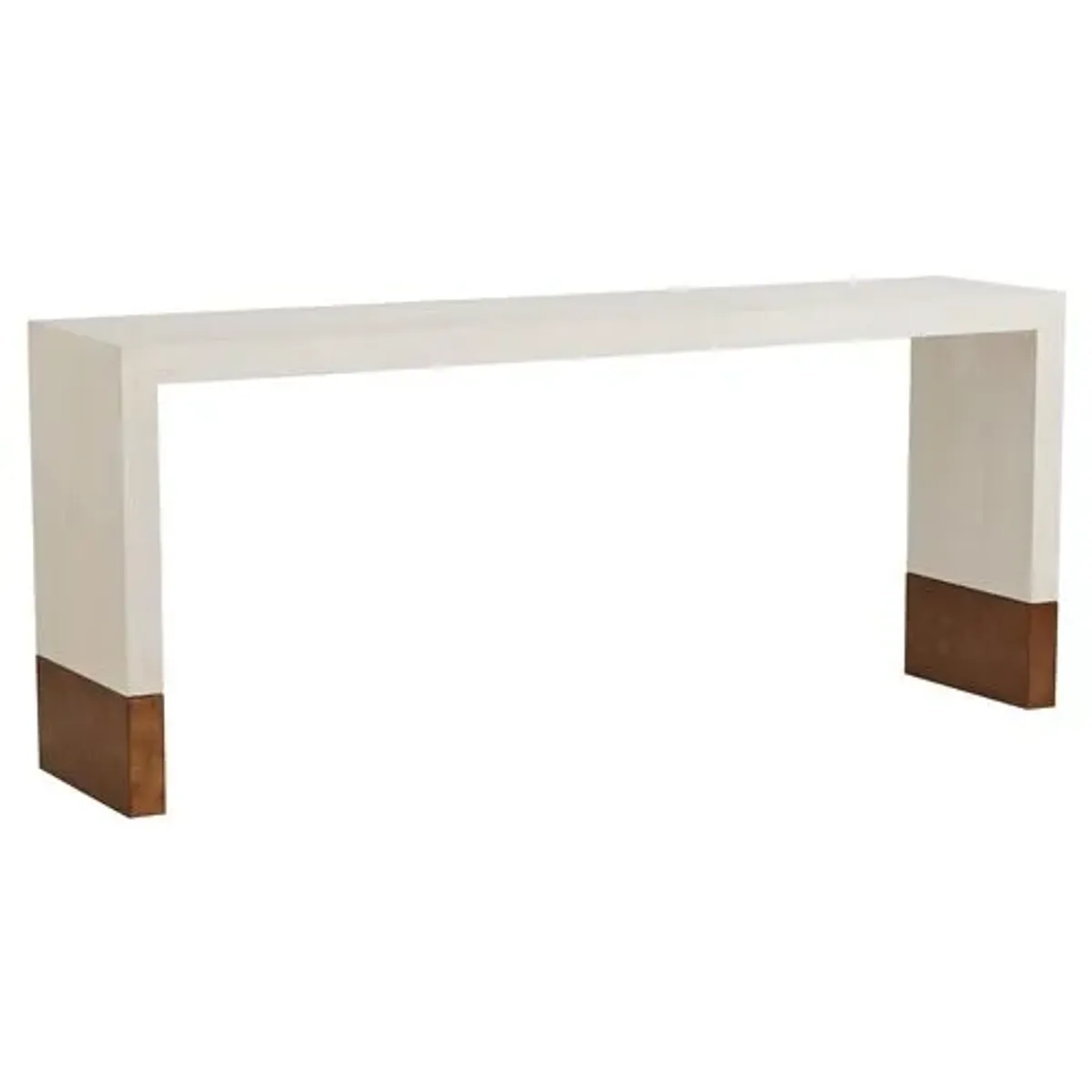 Carmel Spendrift Console - Winter-White - Barclay Butera