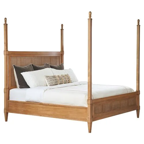 Laguna Strand Adjustable Poster Bed - Natural - Barclay Butera - Brown