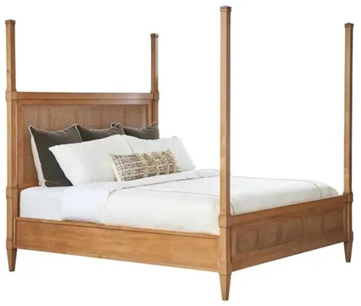 Laguna Strand Adjustable Poster Bed - Natural - Barclay Butera - Brown