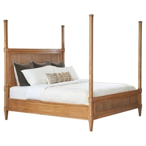 Laguna Strand Adjustable Poster Bed - Natural - Barclay Butera - Brown