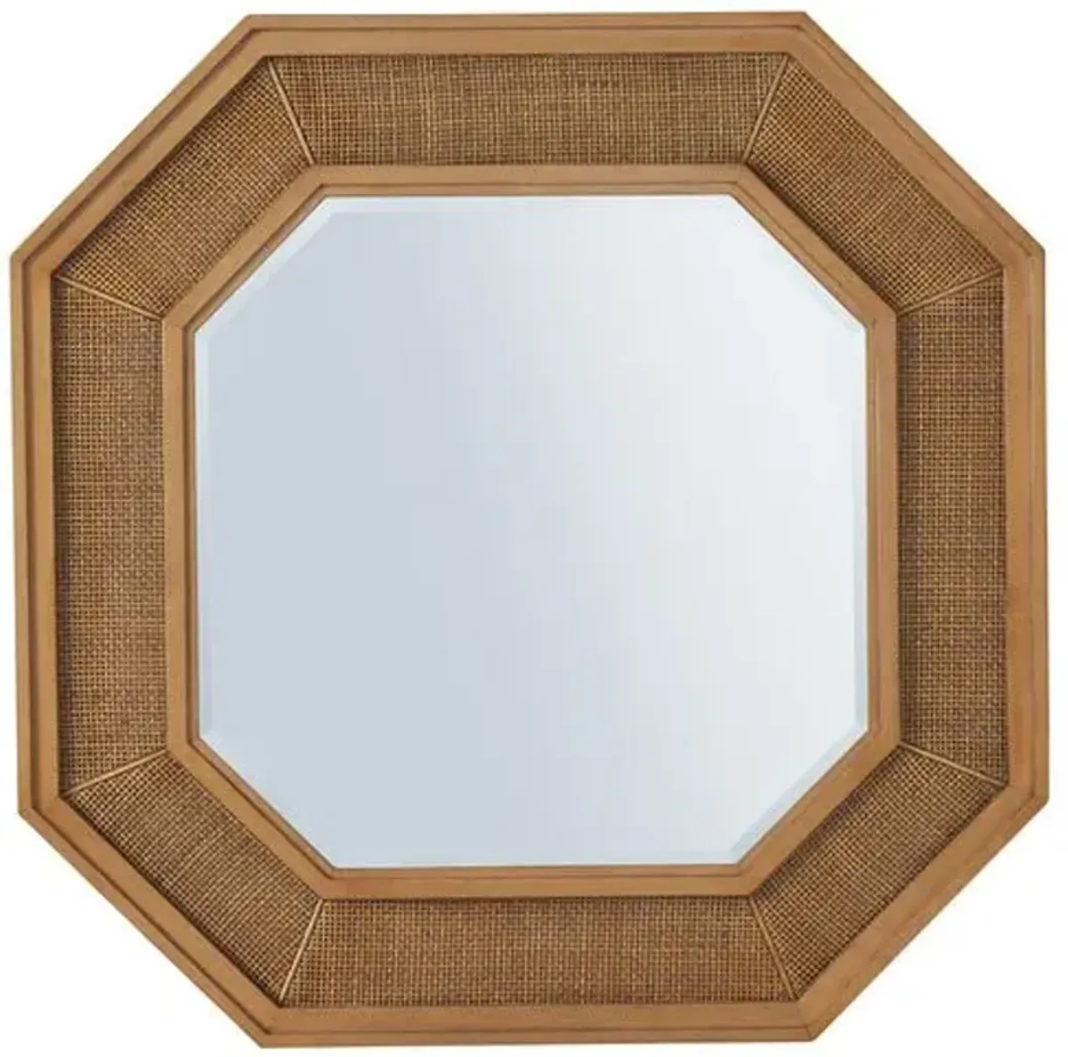 Laguna Thalia Octagonal Mirror - Natural - Barclay Butera - Brown