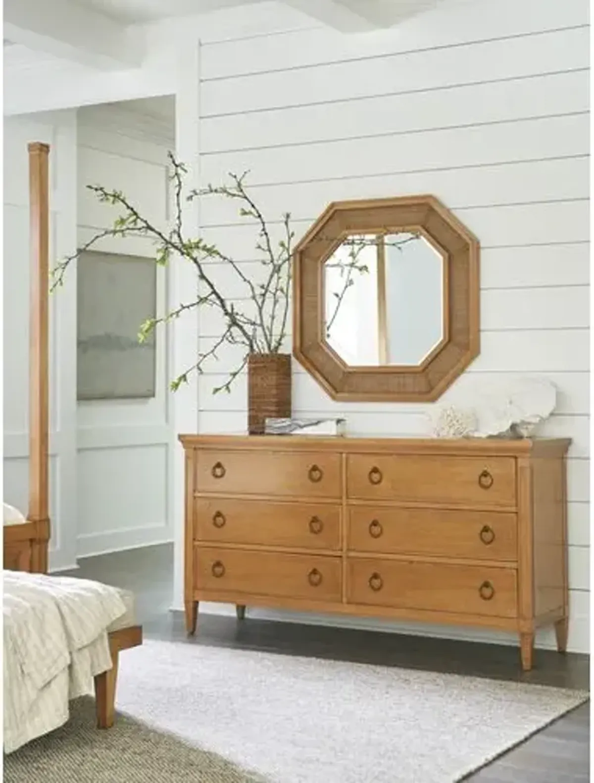 Laguna Hobie Double Dresser - Natural - Barclay Butera - Brown