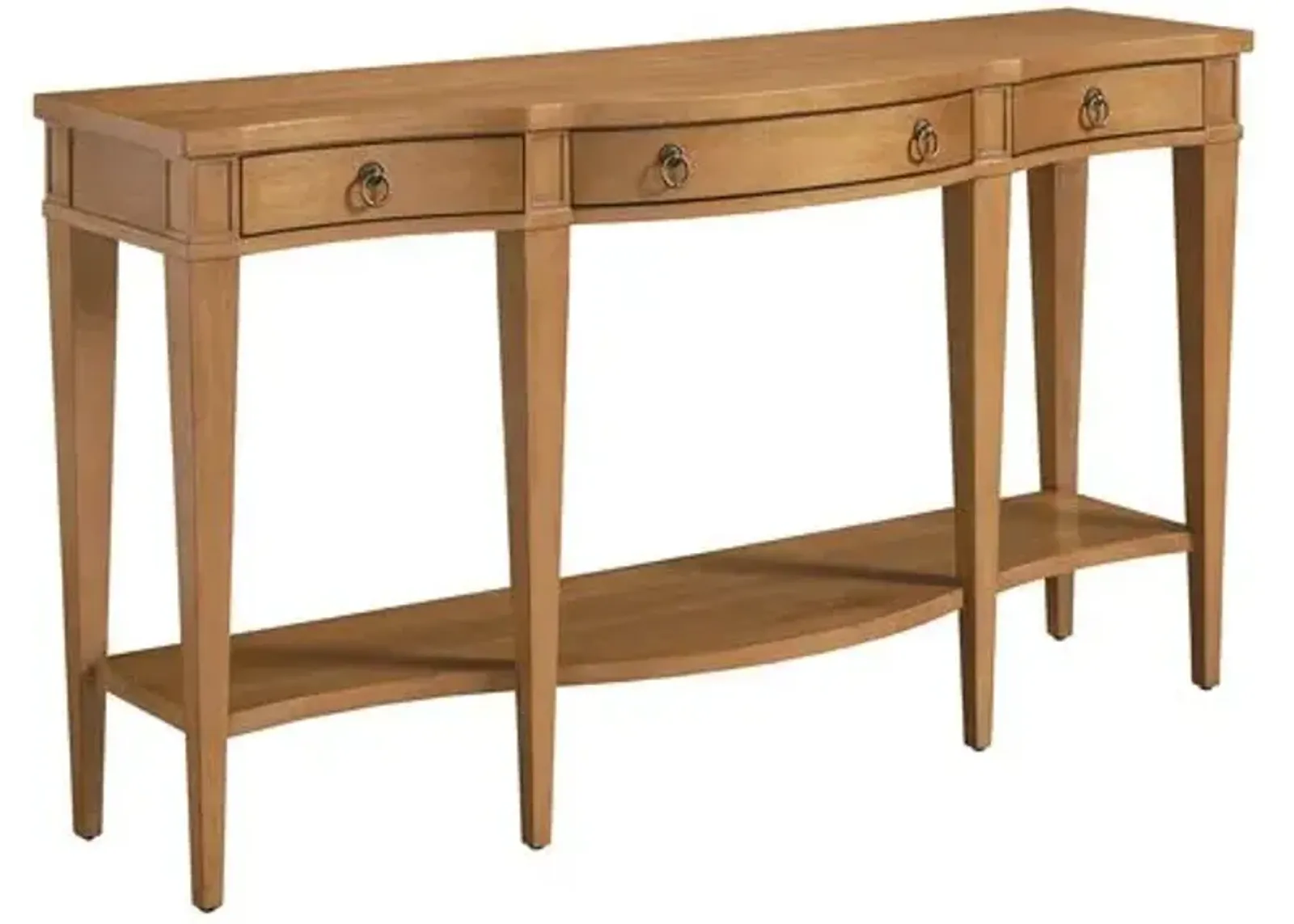 Laguna Headlands Bowfront Sideboard - Natural - Barclay Butera - Brown