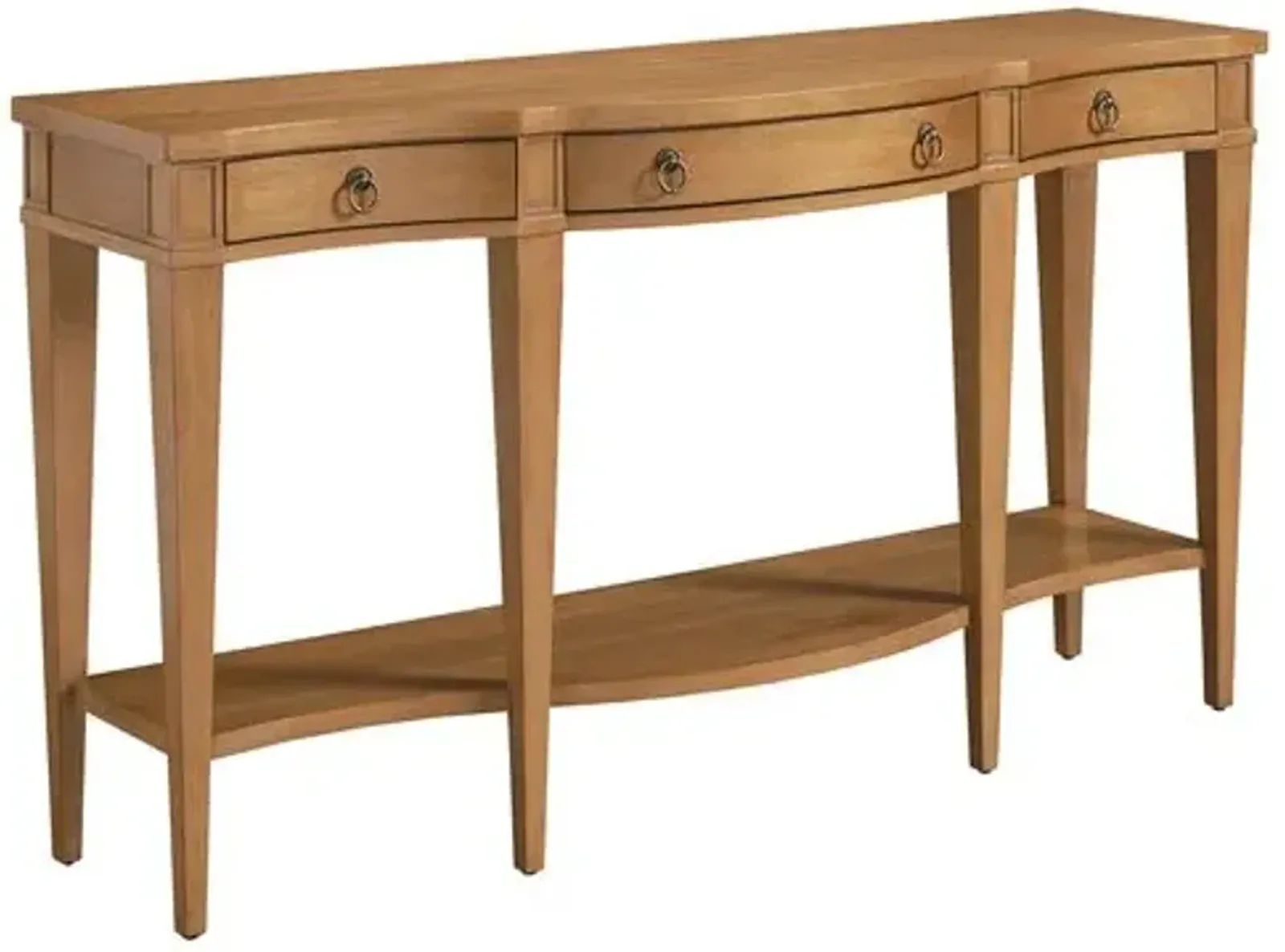 Laguna Headlands Bowfront Sideboard - Natural - Barclay Butera - Brown