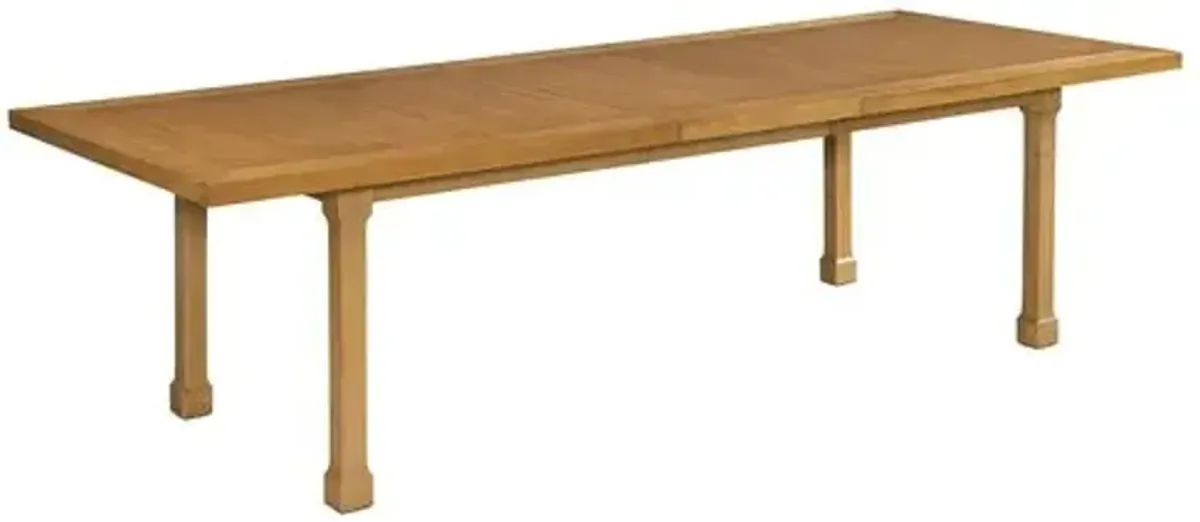 Laguna Sycamore Rectangular Extension Dining Table - Natural - Barclay Butera