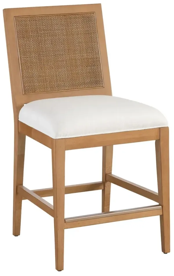 Laguna Smithcliff Woven Counter Stool, Natural/White