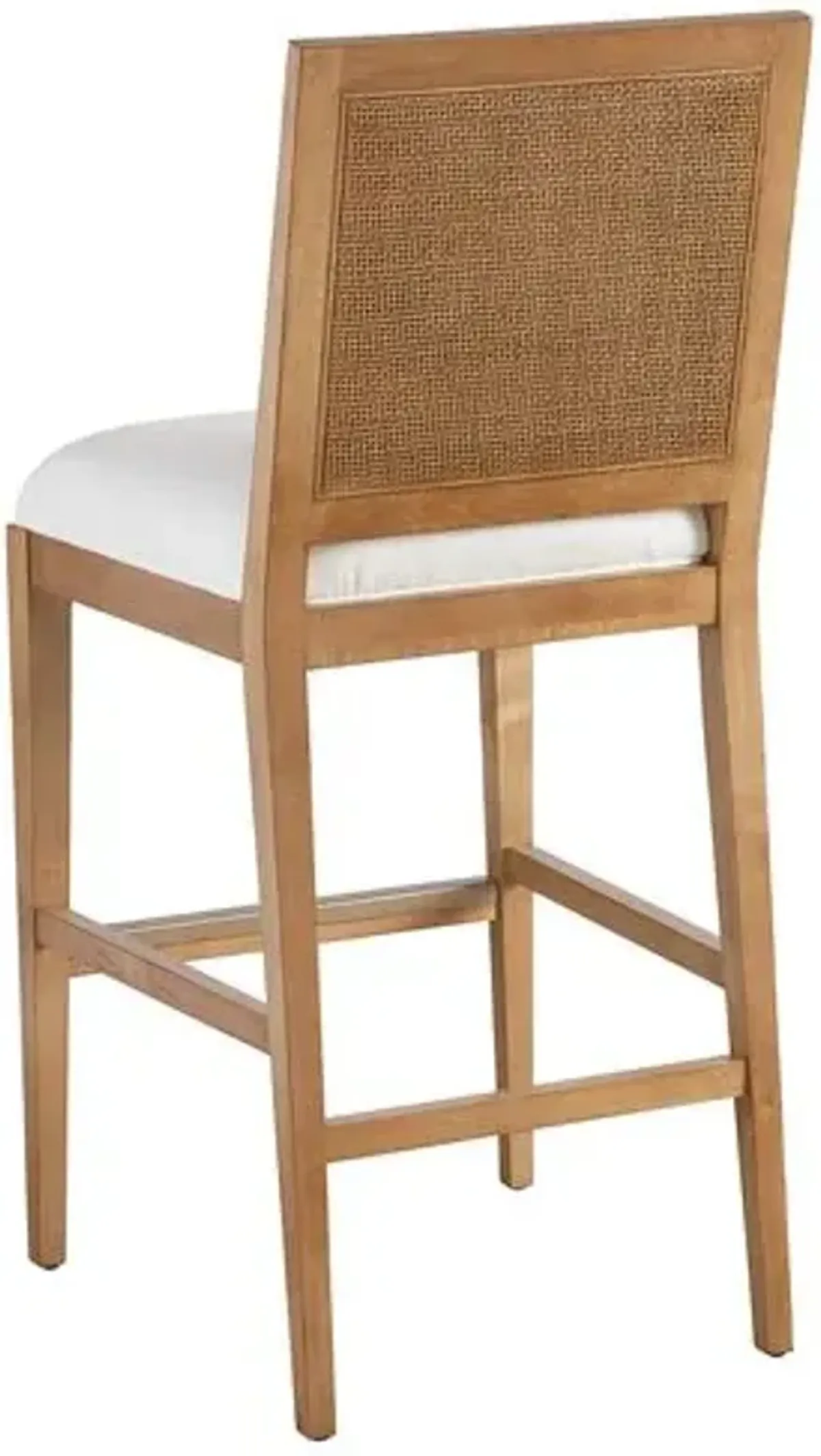 Laguna Cleo Barstool - Natural/White - Barclay Butera - Brown