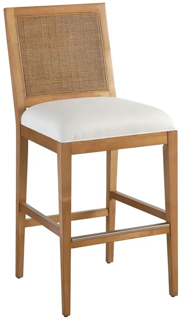 Laguna Cleo Barstool - Natural/White - Barclay Butera - Brown