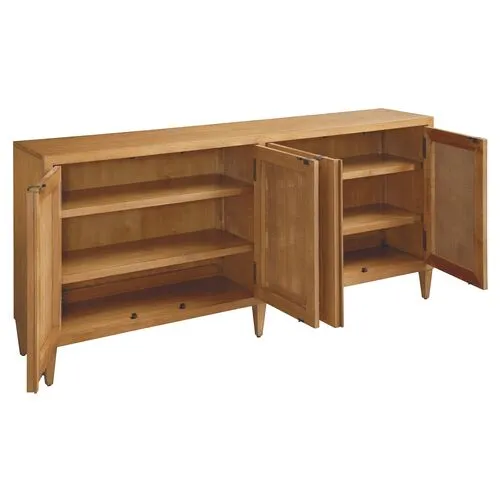 Laguna Bluebird Media Console - Natural - Barclay Butera - Brown