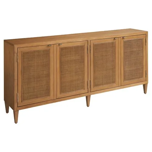 Laguna Bluebird Media Console - Natural - Barclay Butera - Brown