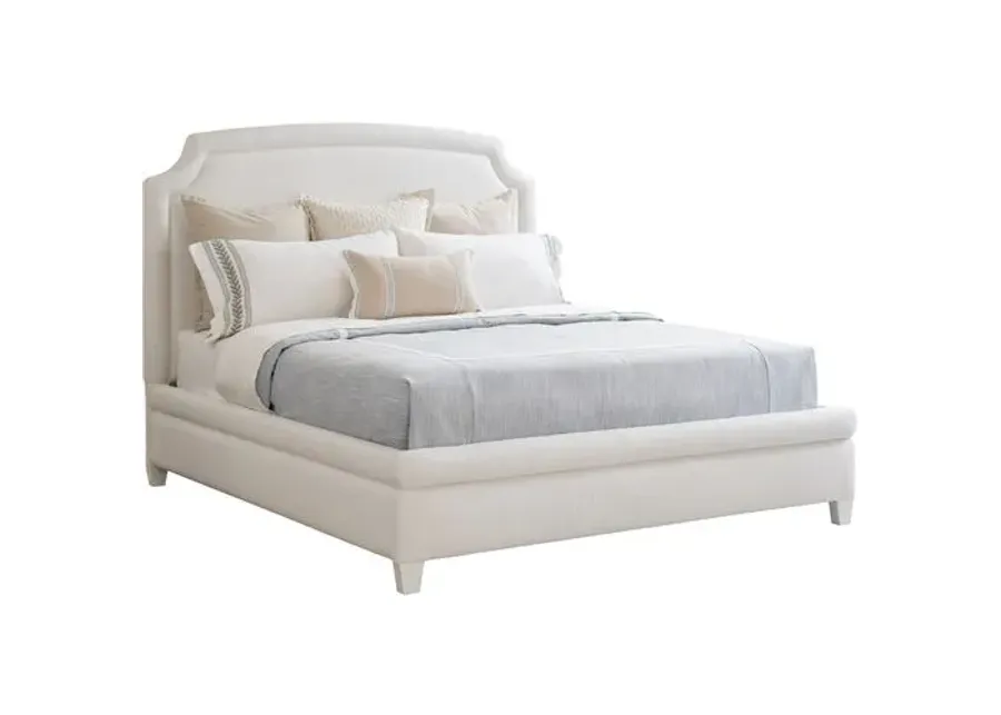 Laguna Avalon Upholstered Bed - White - Barclay Butera