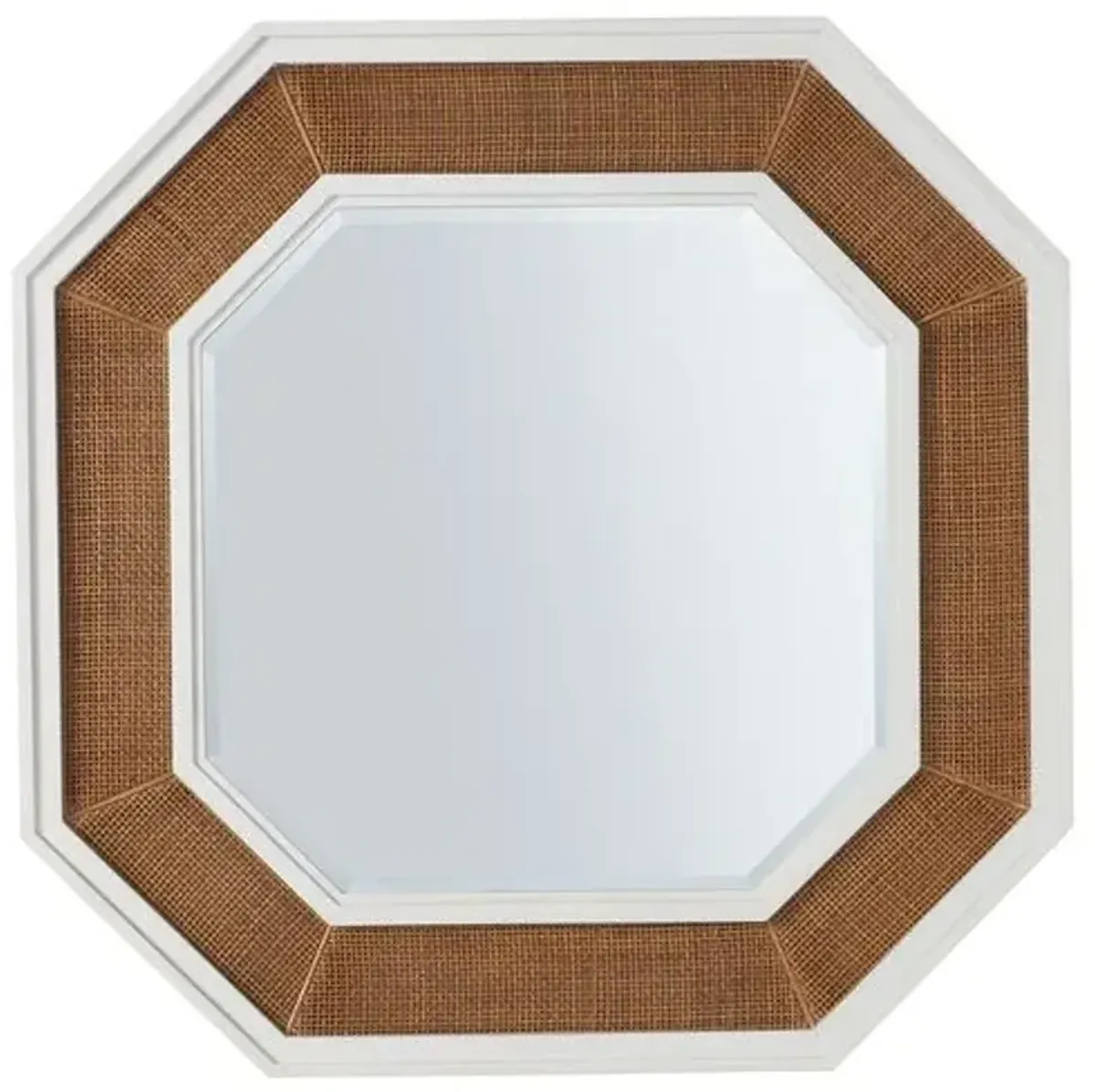 Laguna Thalia Octagonal Mirror - Natural/White - Barclay Butera