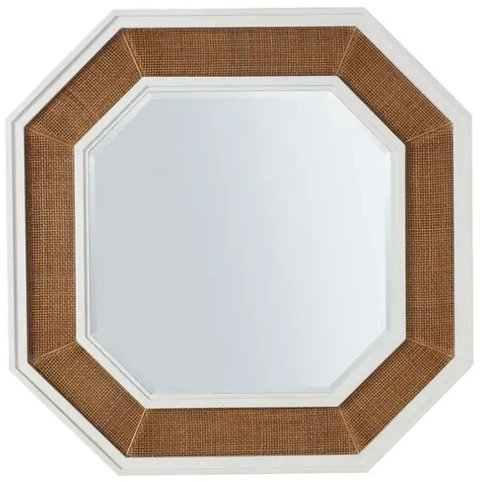 Laguna Thalia Octagonal Mirror - Natural/White - Barclay Butera