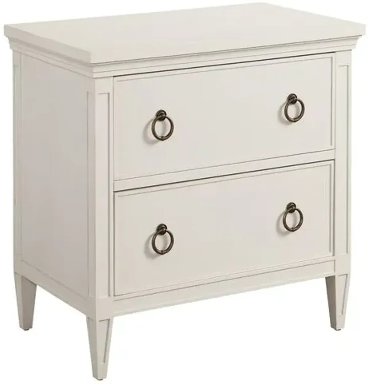 Laguna Forest Nightstand - White - Barclay Butera