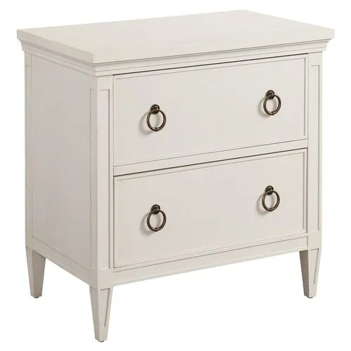 Laguna Forest Nightstand - White - Barclay Butera