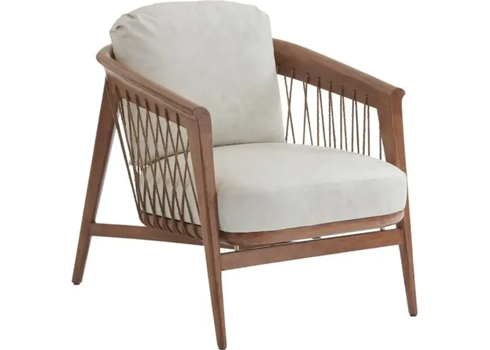 Palm Desert Davita Leather Chair - Natural/Cream - Tommy Bahama - Ivory