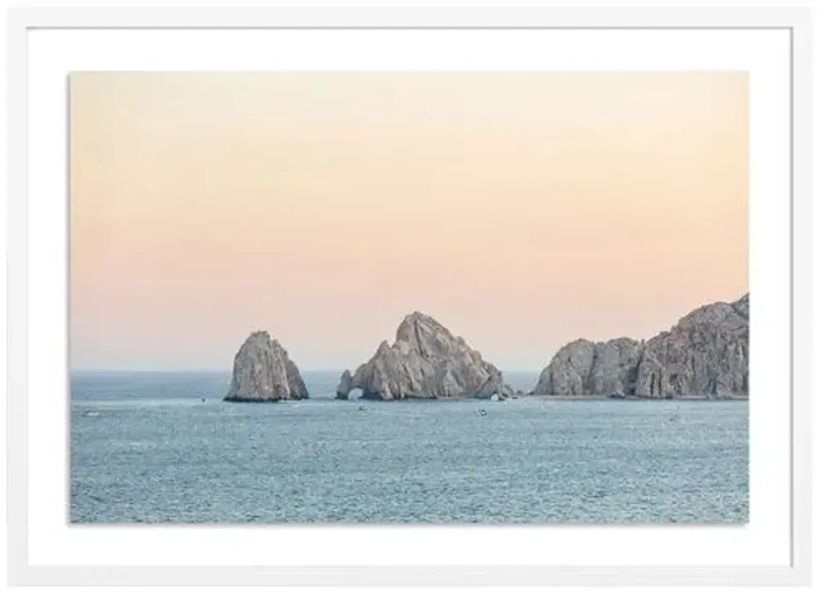 Arch of Cabo San Lucas - Cabo - Mexico by Carly Tabak - White