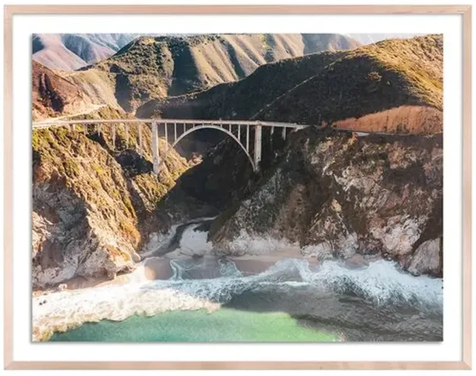 Bixby Bridge Coastline - Big Sur - California by Carly Tabak - Clear