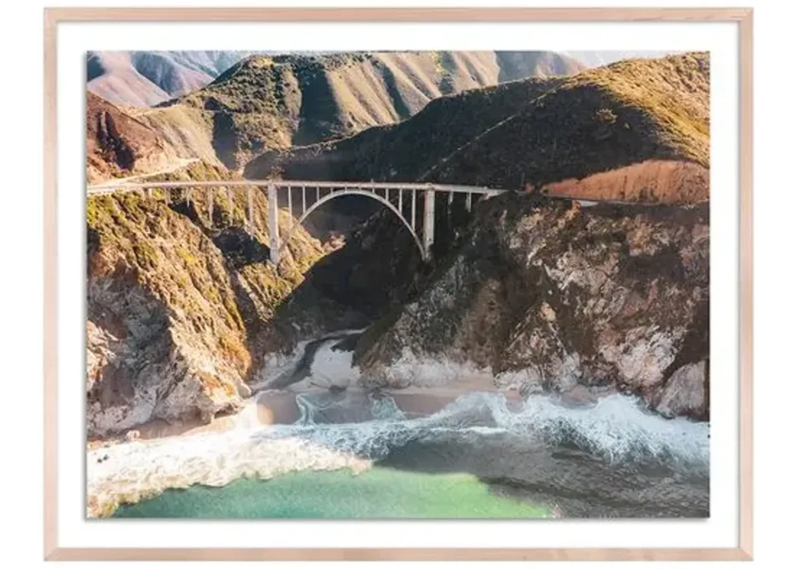 Bixby Bridge Coastline - Big Sur - California by Carly Tabak - Clear