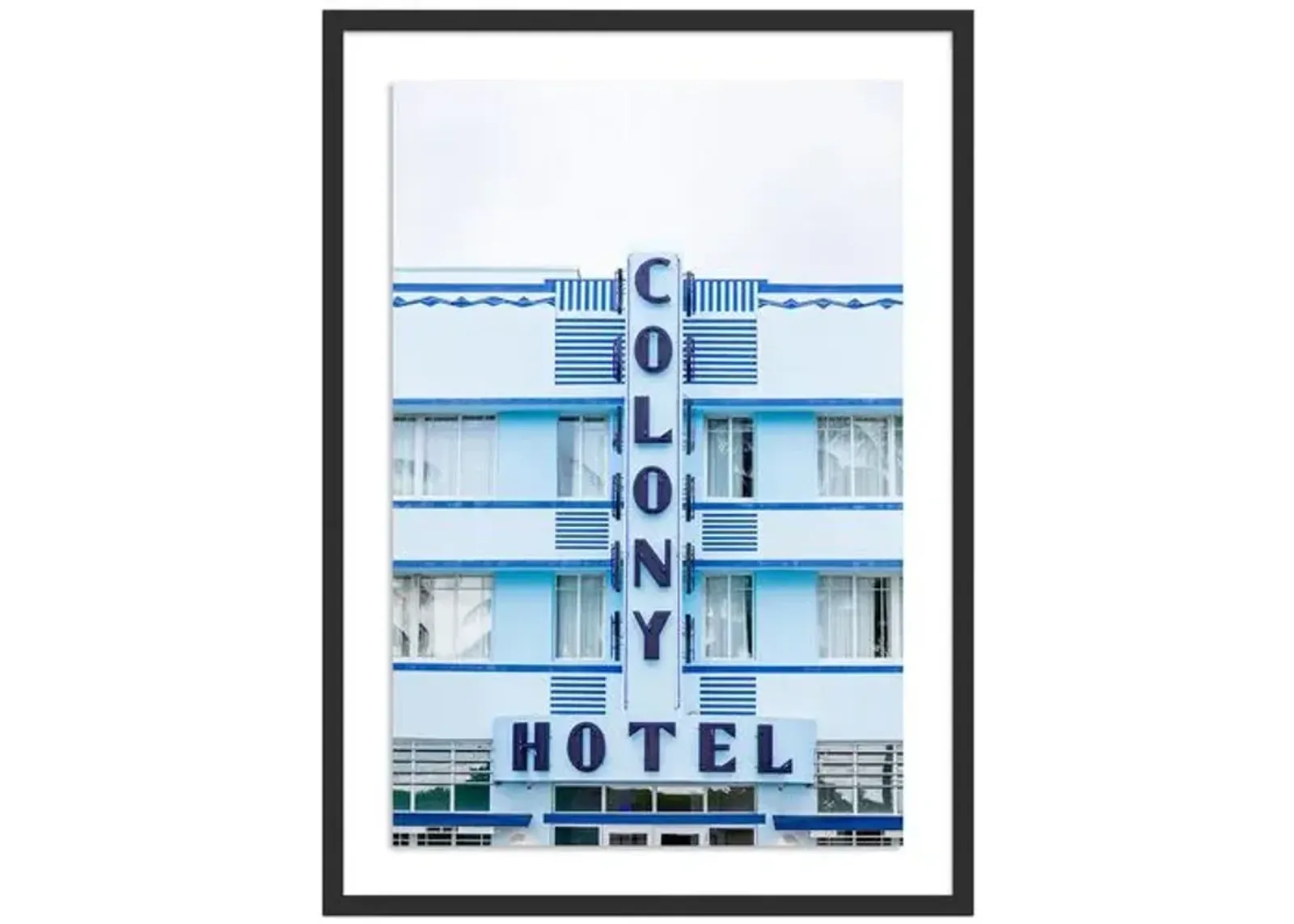 Colony Hotel Miami - Miami - Florida by Carly Tabak - Black