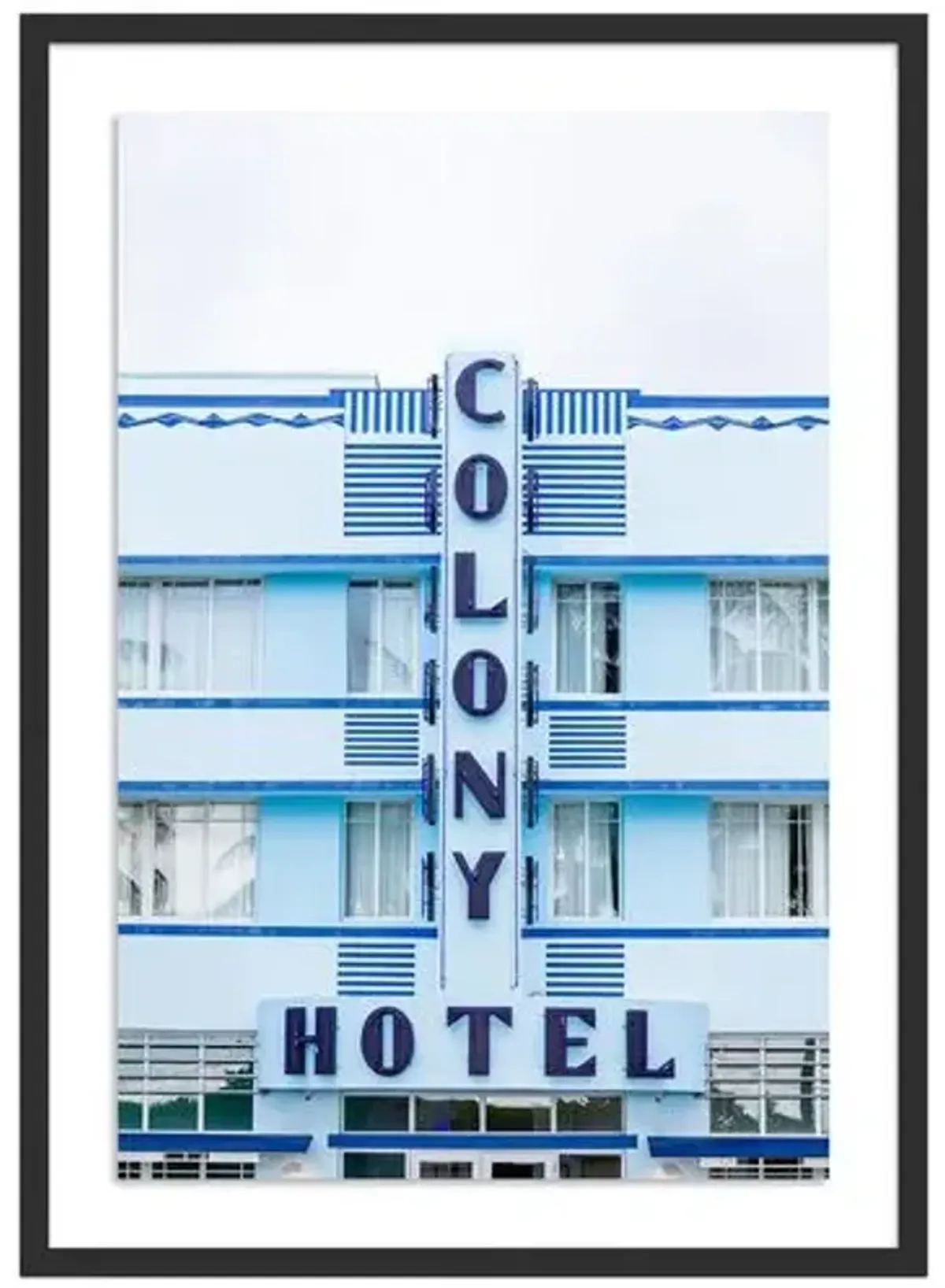 Colony Hotel Miami - Miami - Florida by Carly Tabak - Black