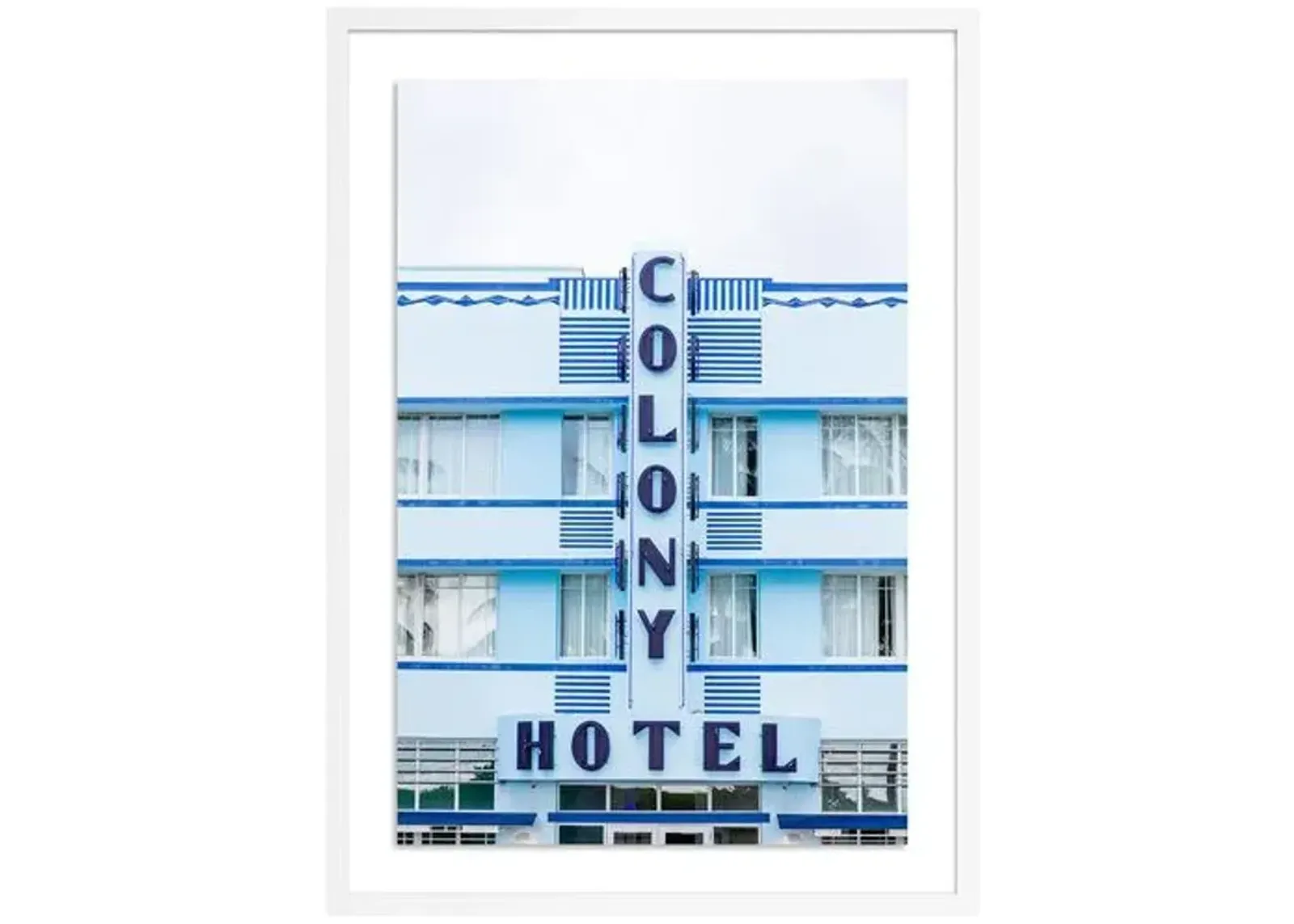 Colony Hotel Miami - Miami - Florida by Carly Tabak - White