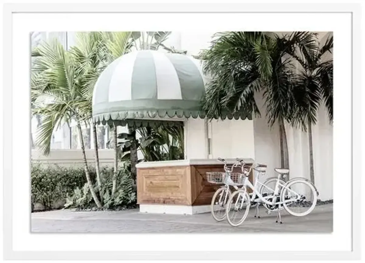 Cruising Palm Beach - Palm Beach - Florida Photograph by Carly Tabak - White