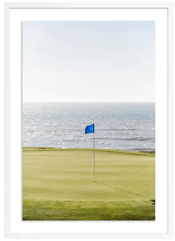 Fore - Half Moon Bay - California Photograph by Carly Tabak - White
