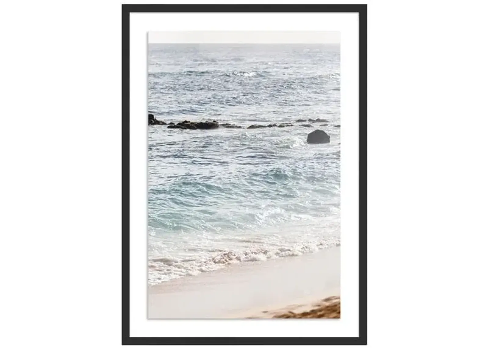 Hawaii Shoreline by Carly Tabak - Black