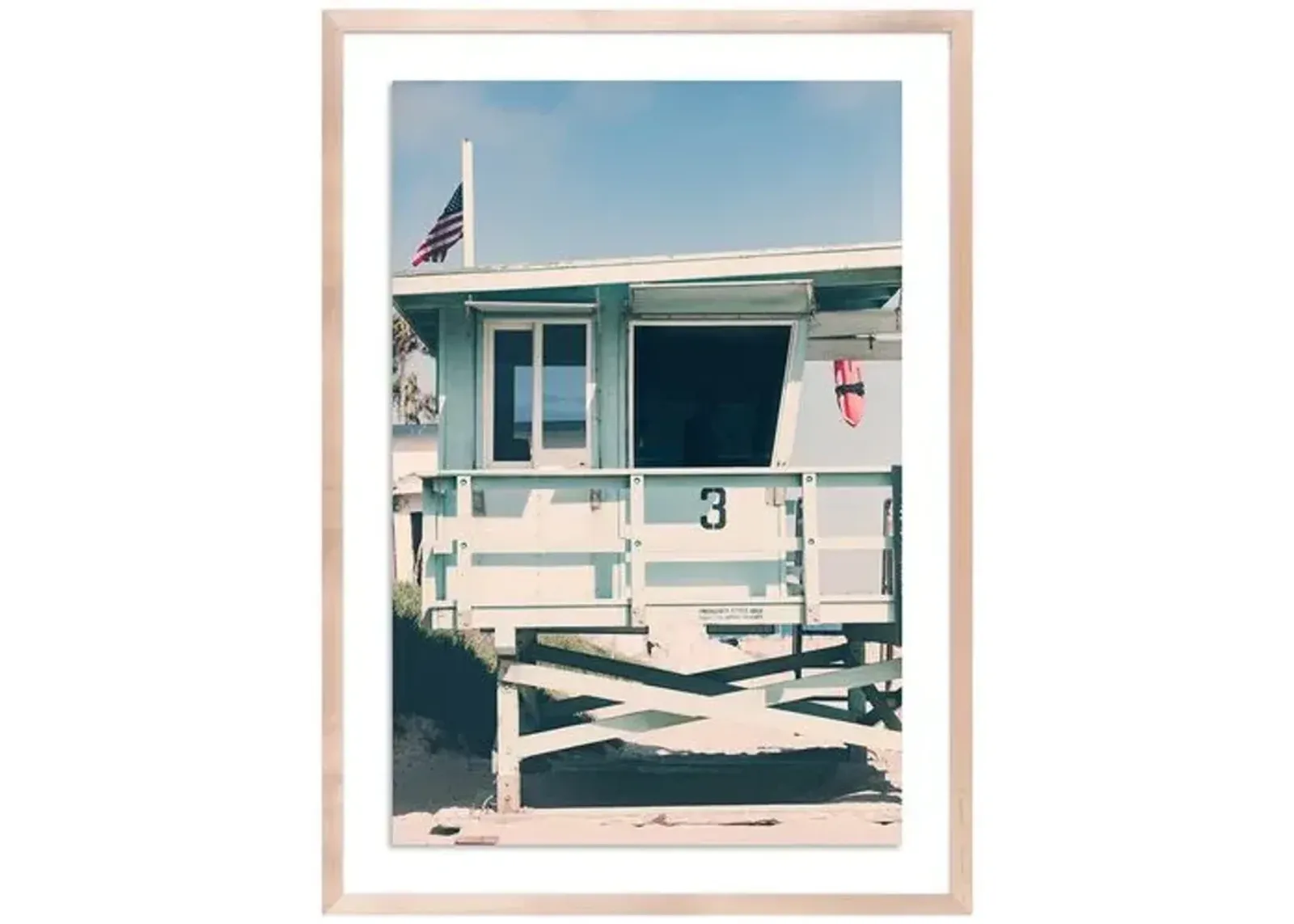 Malibu Lifeguard Tower - Malibu - California by Carly Tabak - Clear