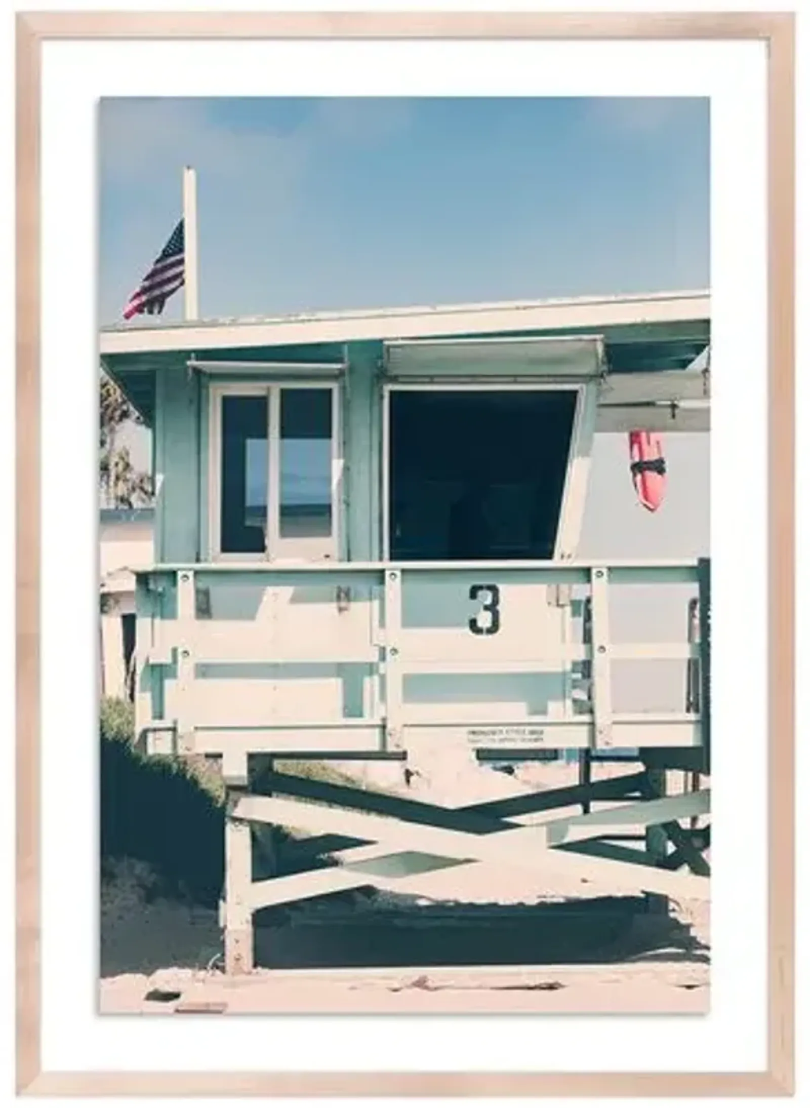 Malibu Lifeguard Tower - Malibu - California by Carly Tabak - Clear