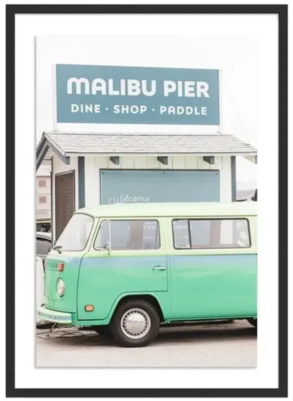 Malibu Pier - Malibu - California Photograph by Carly Tabak - Black